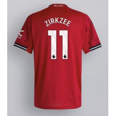 Manchester United Joshua Zirkzee #11 Hemmatröja 2025-26 Korta ärmar
